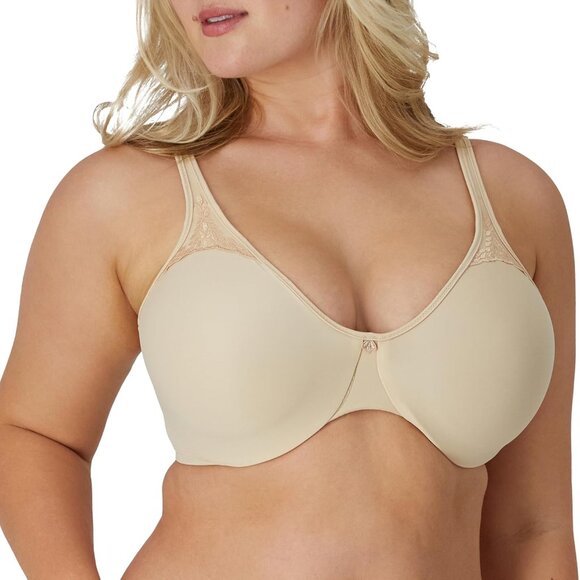 Women's Minimizer Bra Passion for Comfort Full-Coverage Underwire Bra Seamless